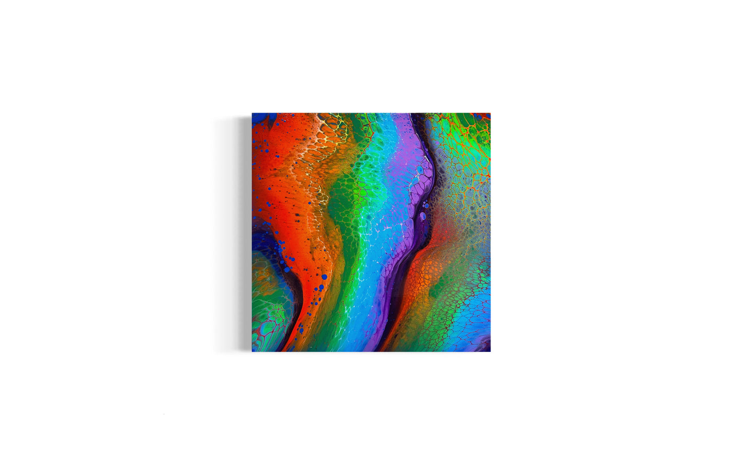 Rainbow River Fluid Art