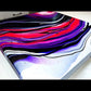 Black, White, Purple, Red, and Blue Line Up - Scoop and Fold
